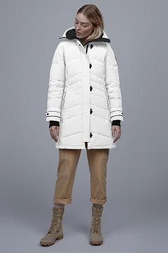 Chamarras Canada Goose Mujer Mexico - Lorette Abrigos Black Label Blancos GC6814793